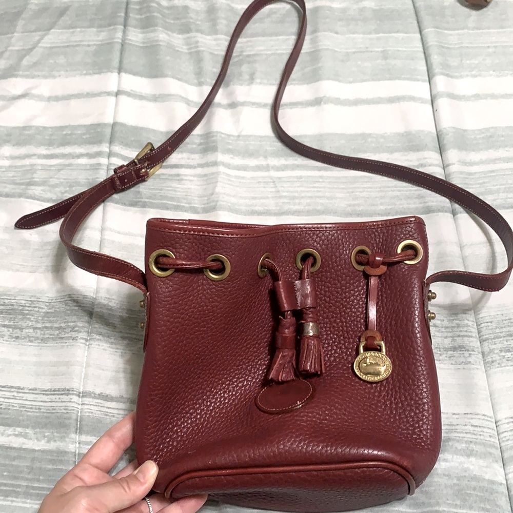 Dooney & Bourke Cranberry Bucket Bag